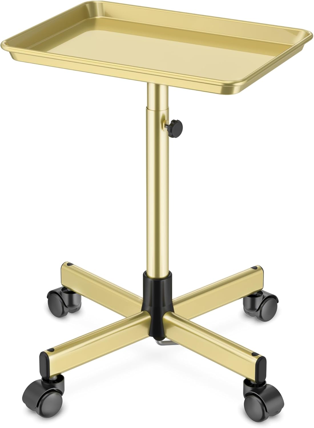 Premium Aluminum Tattoo Tray on Wheels for Salon Use