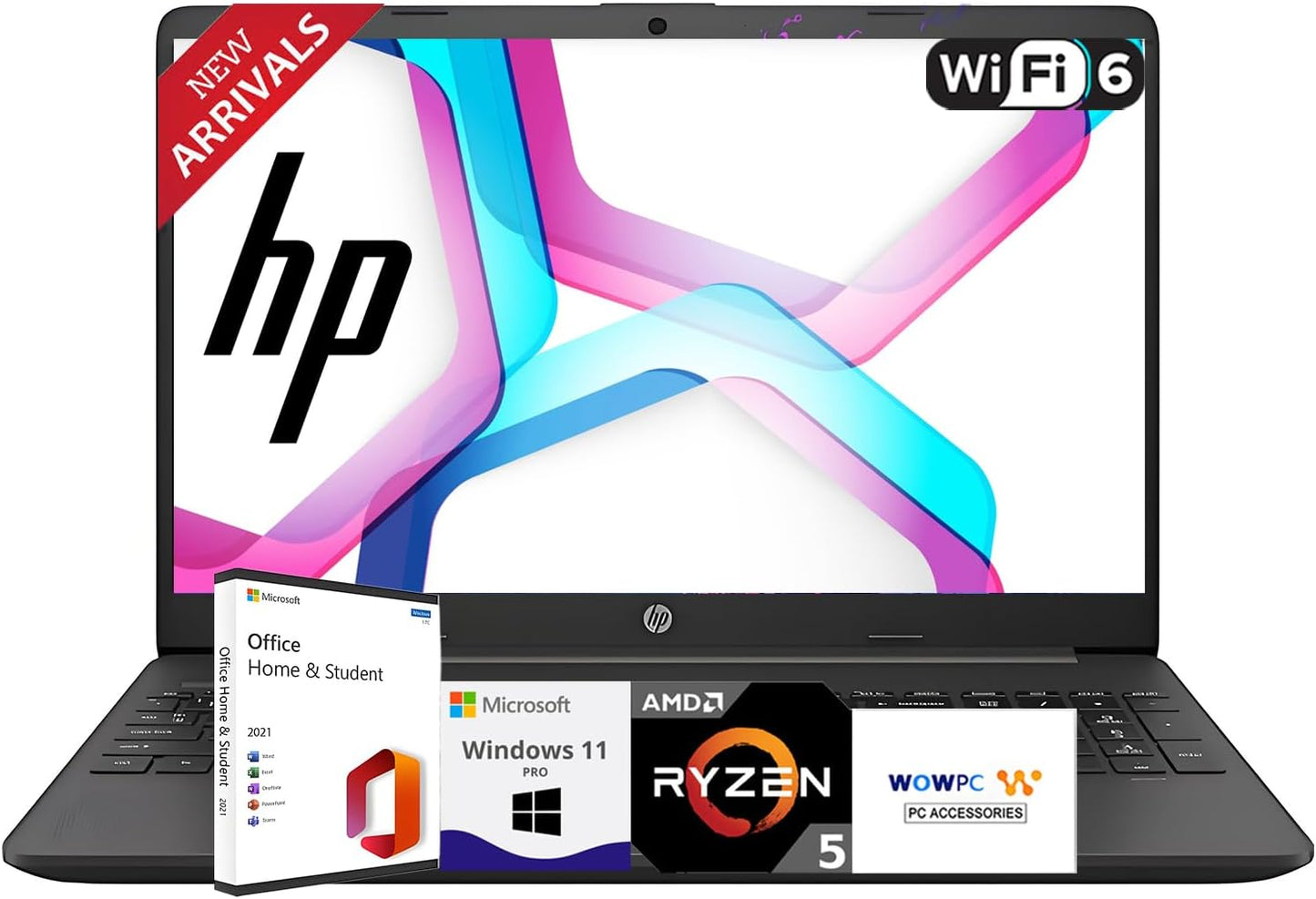 HP 2025 15.6 Business Laptop with Ryzen 5 and 1TB SSD