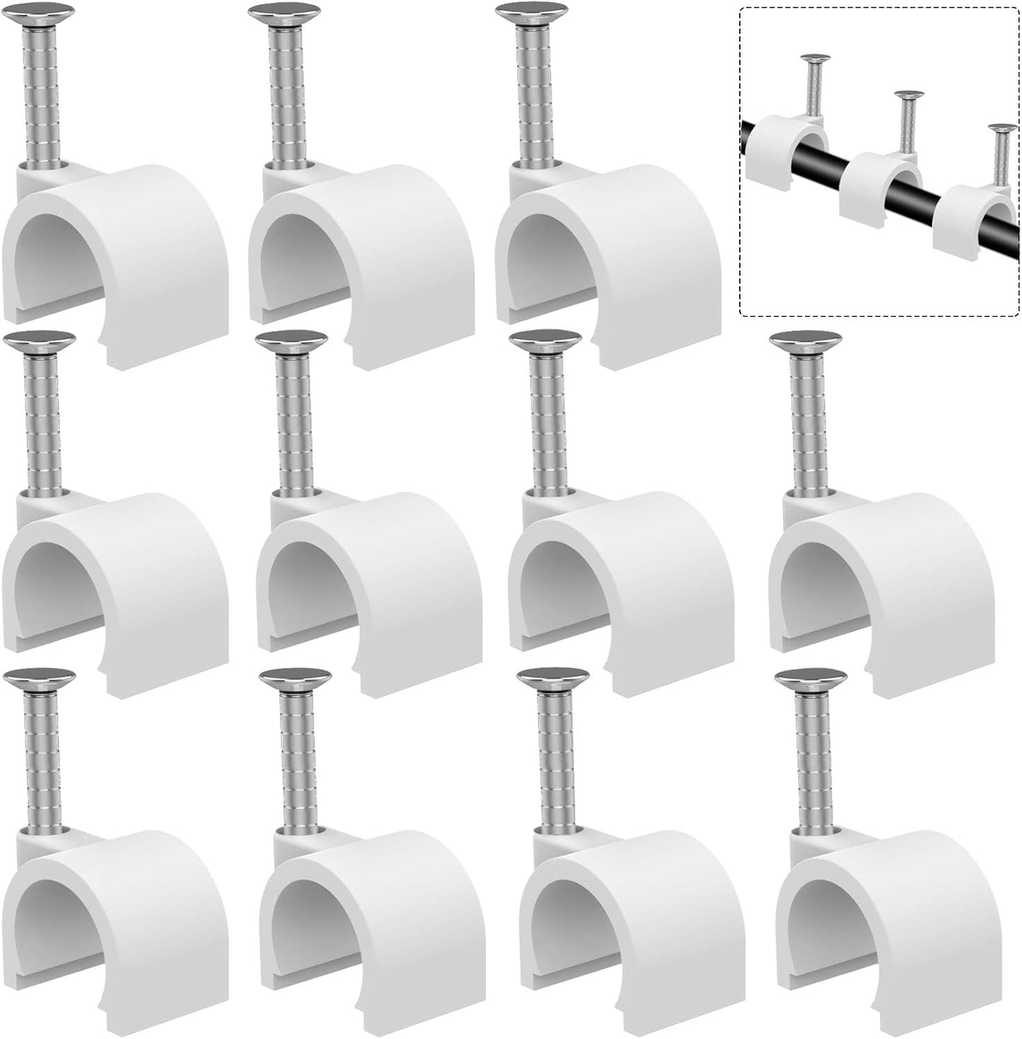 Easytle Cable Clips 100 Pcs - Organize Cords Easily!