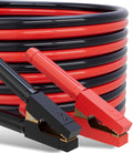 0 Gauge 25 ft Jumper Cables for Car Battery - Heavy Duty Power