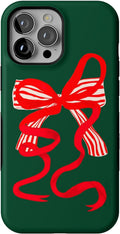 Casely iPhone 13 Pro Max Case Santa's Favorite Bow - Bold Protection
