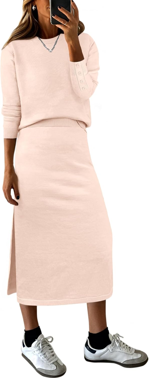 ANRABESS 2 Piece Skirt Sets for Women - Fall Fashion 2025