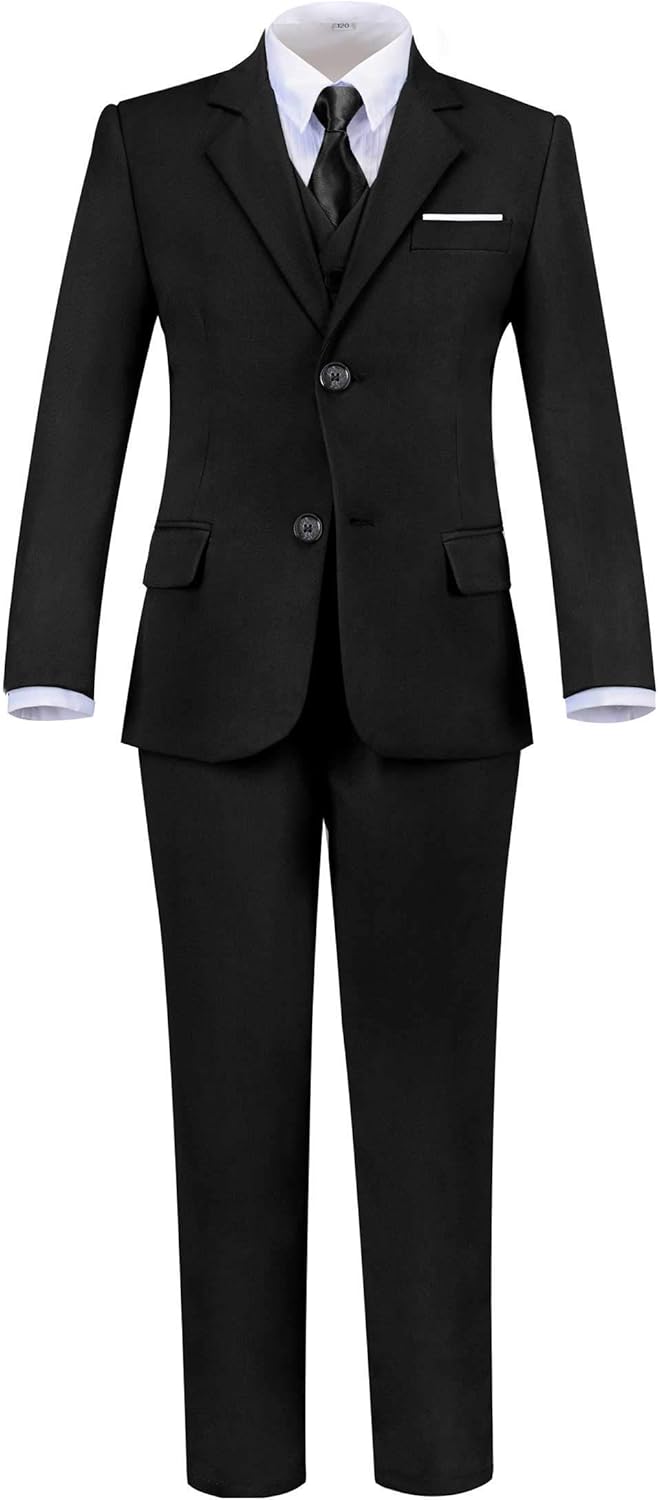 Toddler Boys Suit Slim Fit Tuxedo for Special Occasions