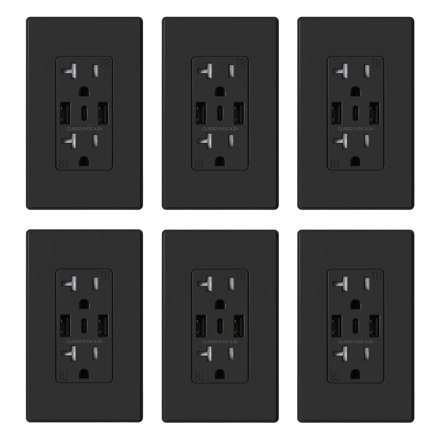ELEGRP USB Wall Outlets with 3 Ports for Modern Charging Needs