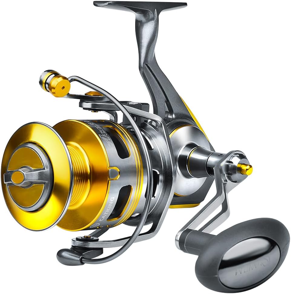 KATUYSHA Spinning Reel - Heavy-Duty Aluminum Spool