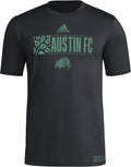 adidas Men's Austin FC Short Sleeve T-Shirt - Regular Fit