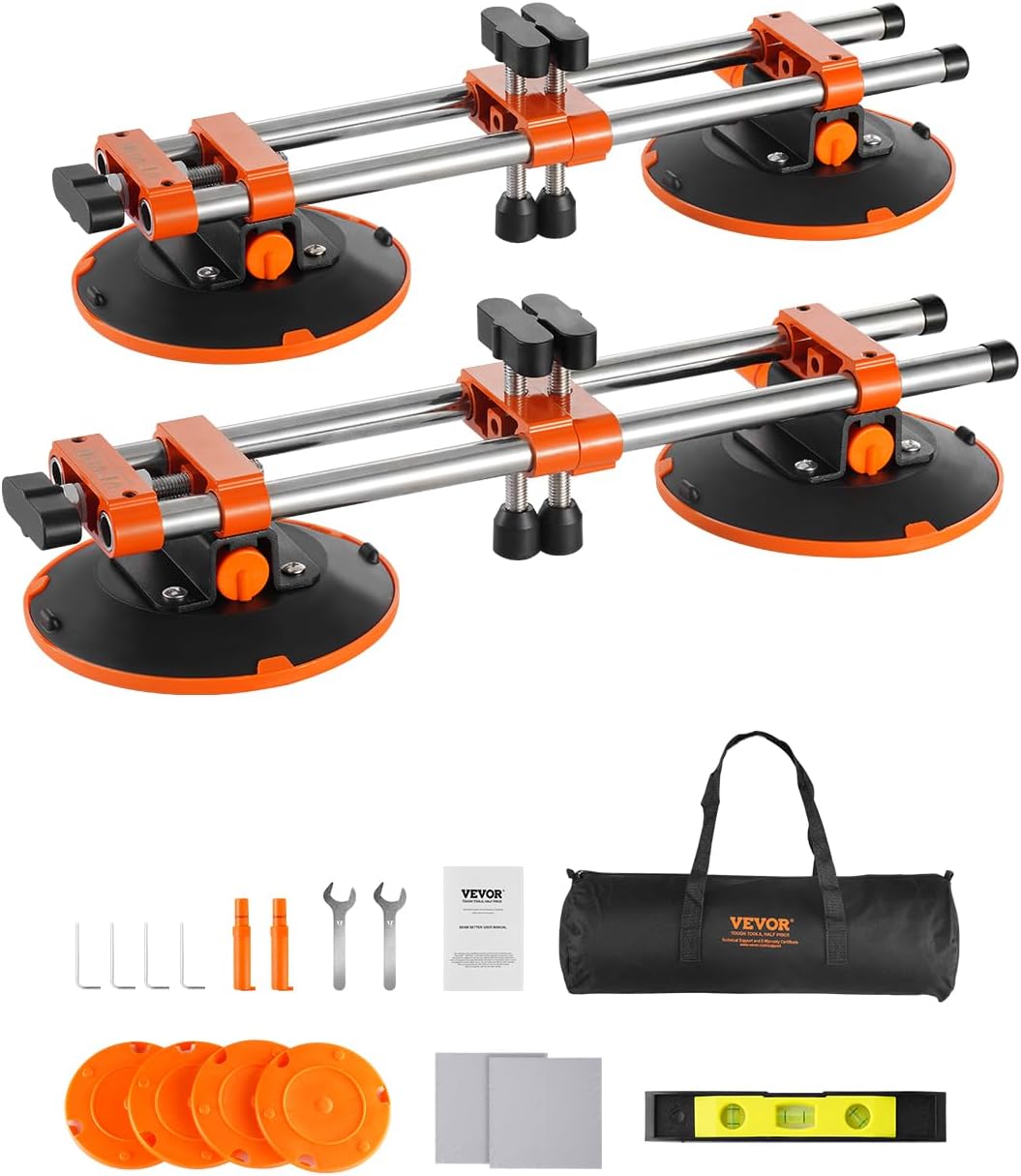 VEVOR Seam Setter with 6 in Suction Cups for Seam Joining