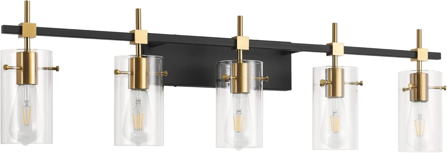 Vintage Brass Bathroom Vanity Light Fixtures for Modern Spaces