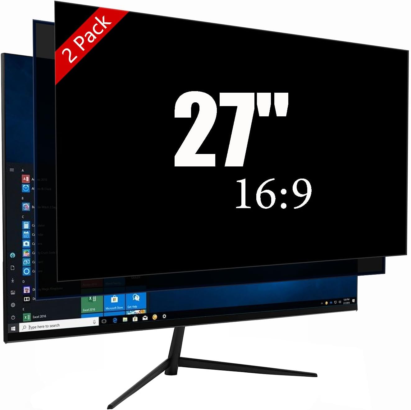 2 Pack 27 Privacy Screen - Anti-Blue Light Protector