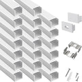 Plus-Size U Shape LED Aluminum Channel System 20-Pack - Easy