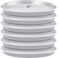 Plant Saucer 6 Pack 23 in Heavy Duty Plastic Saucers - Large Water