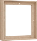 Pixy Canvas Floater Frame 4x4 in Nordic White Oak - Clean Display