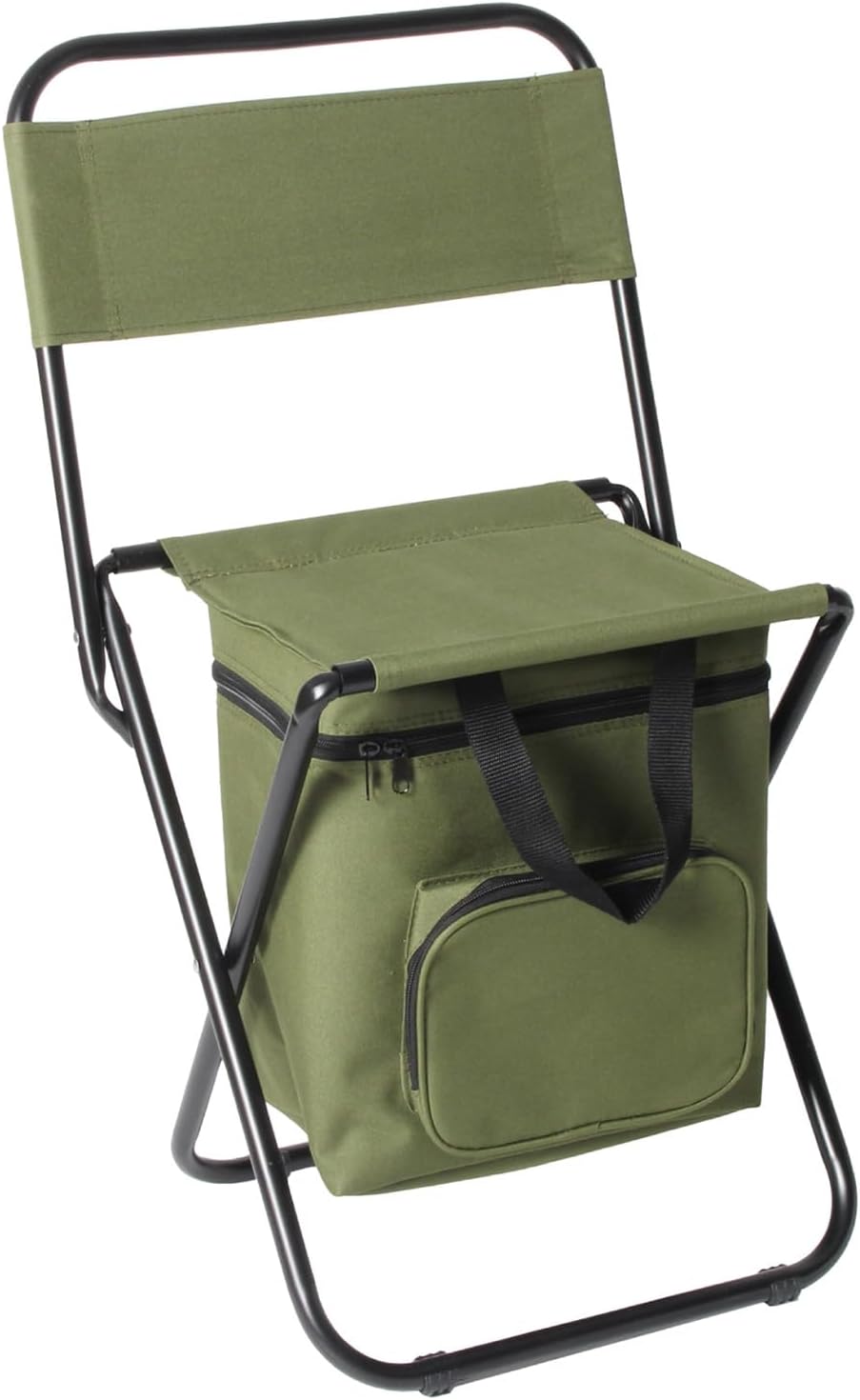 LEADALLWAY Fishing Chair with Cooler Bag for Outdoor Comfort