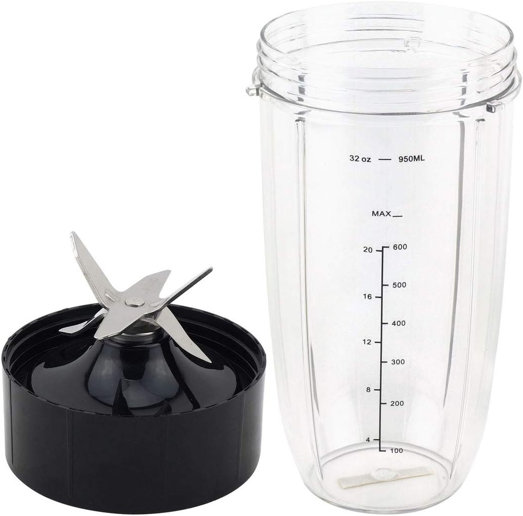 Upgrade Your Blend: 32oz Colossal Cup & Blade for Nutribullet Lean