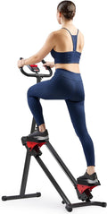 Stair Stepper w/Handlebar - Foldable Climber for Full-Body Cardio