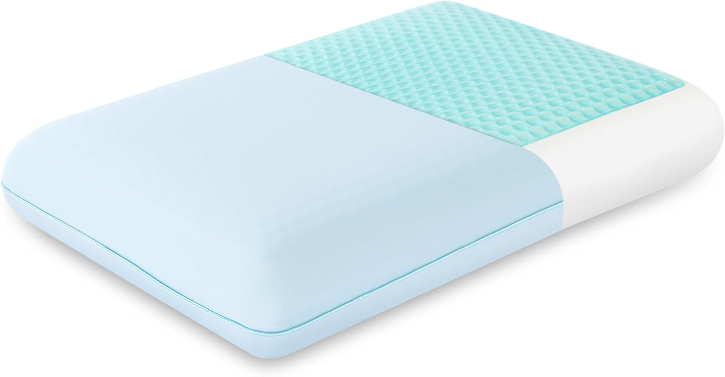 EGOHOME Cooling Gel Memory Foam Pillow for All Sleepers Comfort