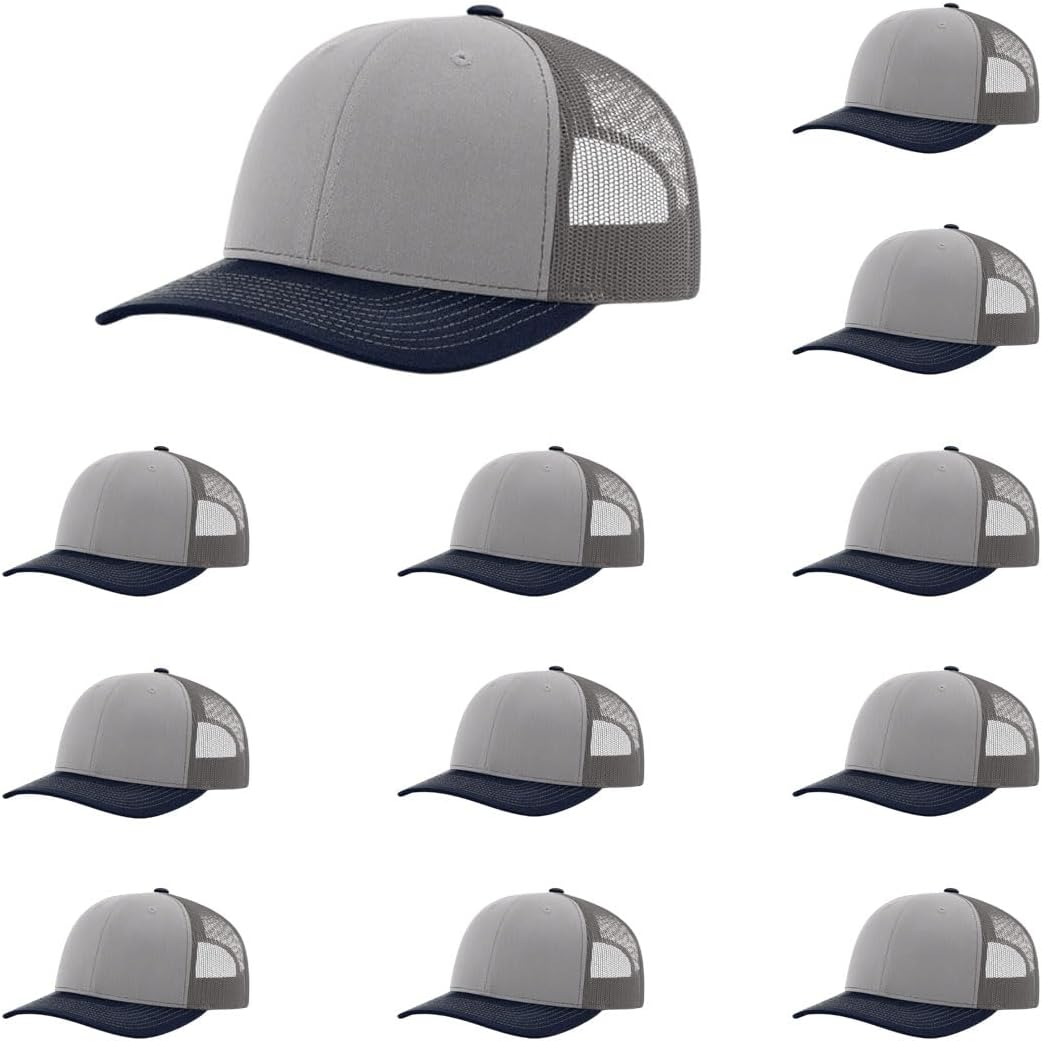 Richardson 112 Classic Six-Panel Adjustable Snapback Trucker Cap