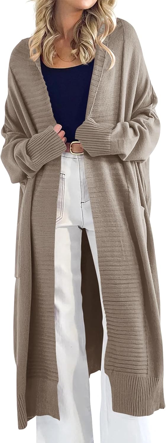 Danedvi Womens Long Cardigan Sweaters for Cozy Fall Style