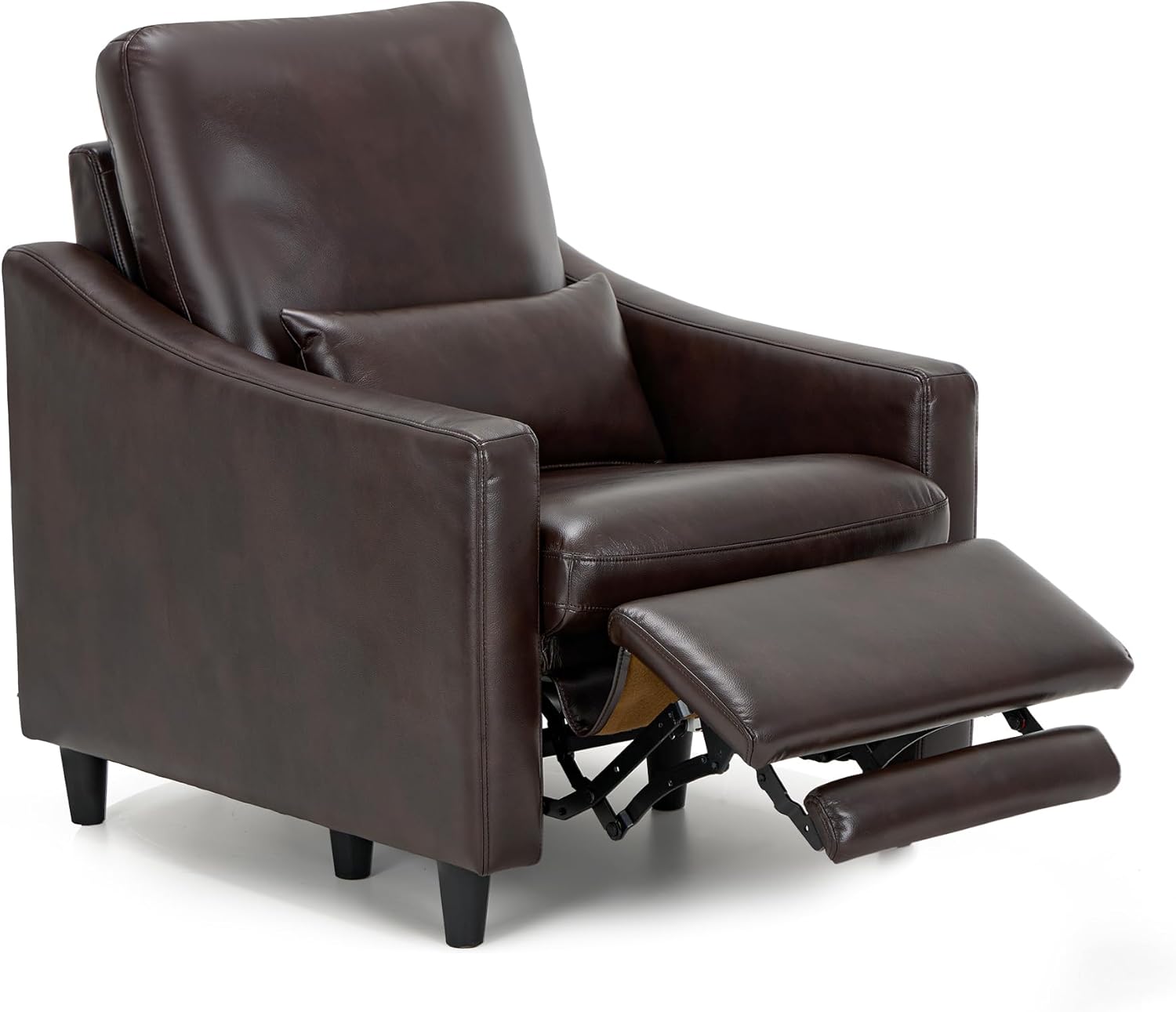COLAMY Power Recliner: Premium Leather, Adjustable Angle, Lumbar Support