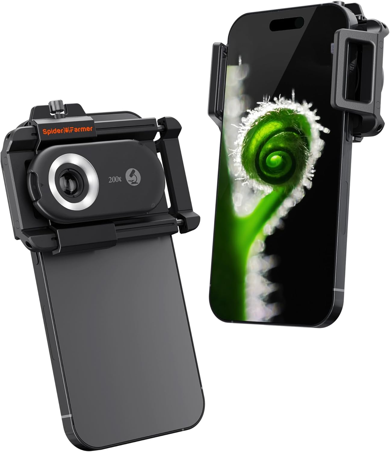 200X Portable Microscope for Plants, Coins, and Jewelry Use