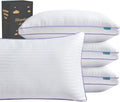 King Size Pillows Set of 4 - Hotel-Quality Adjustable Loft Pillows