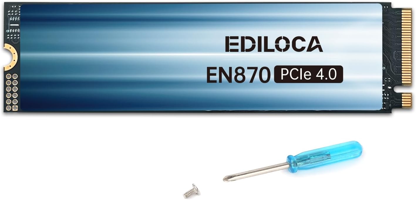 High-Speed 1TB NVMe SSD, Up to 7300MB/s, PS5 & PC Compatible