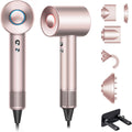 Brushless Powerful Hair Dryer 1600W High Speed Fast Drying - Pink
