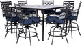 Hanover Montclair 9-Piece Outdoor Dining Set - Counter-Height for 8