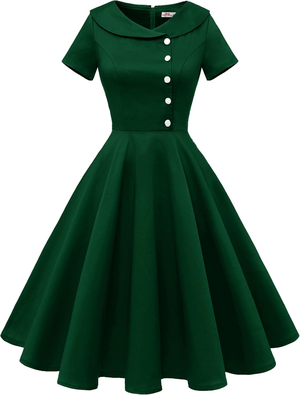 Vintage 1950s Audrey Hepburn Style Cocktail Swing Dress Review