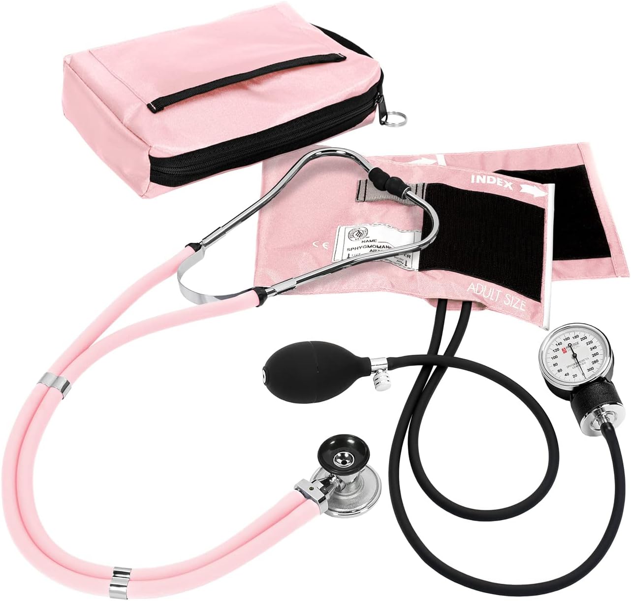 Prestige Medical Aneroid Sphygmomanometer Kit in Pastel Pink