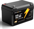 12V 12Ah LiFePO4 Lithium Battery - Long Life, IP67 Waterproof