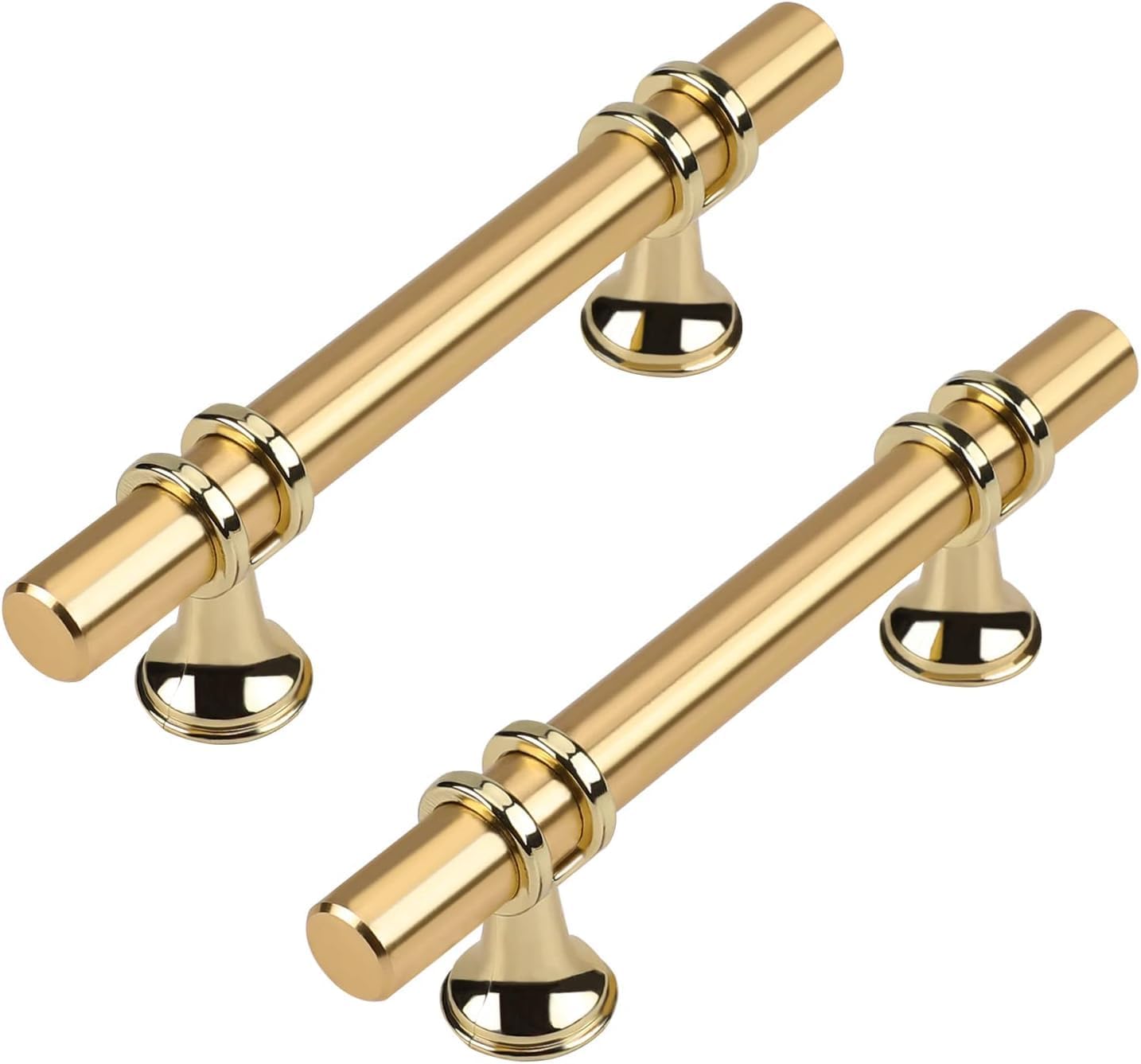 Haliwu 10 Pack Gold Cabinet Handles for Stylish Home Upgrade