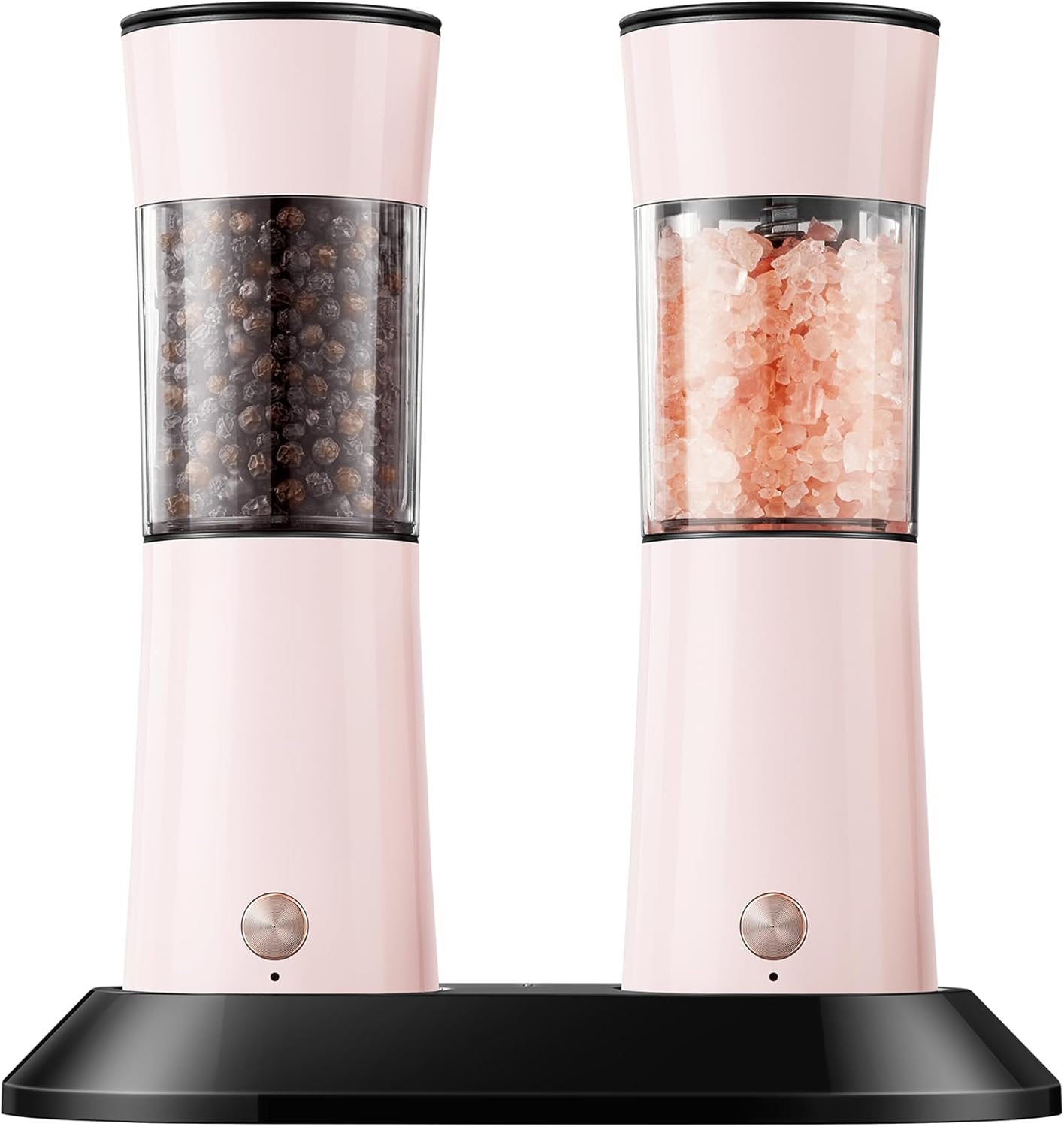 Gravity Electric Salt and Pepper Grinder Set for Effortless Seasoning