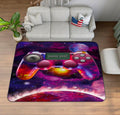 Space Galaxy Non-Slip Rug - Game Room Decor 35x24