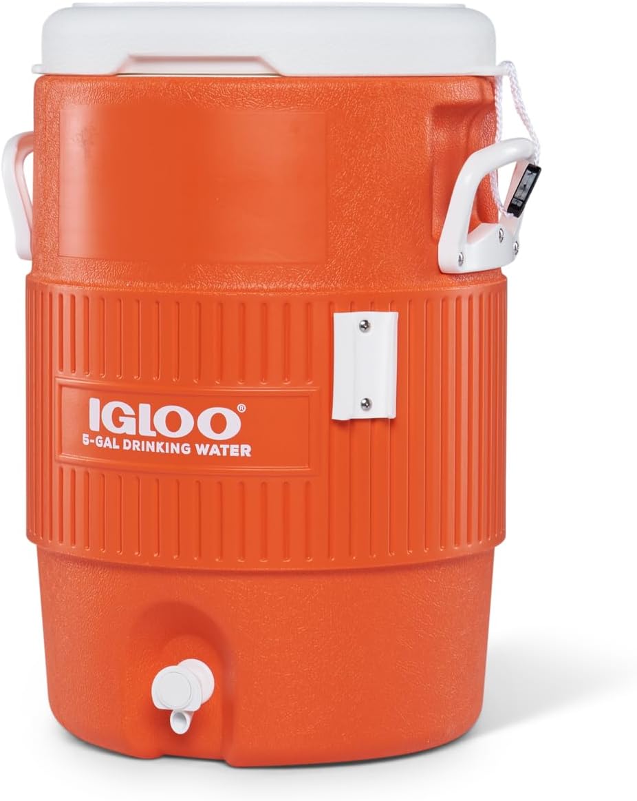 Igloo 5 Gallon Portable Sports Cooler with Flat Seat Lid