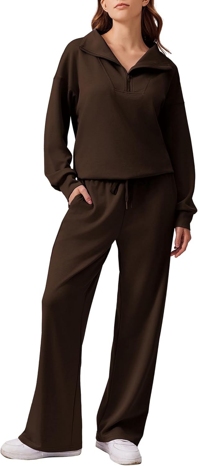 Stylish 2 Piece Sweatsuit Set for Women by PINSPARK for Fall