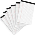 Legal Pads 5x8 Inch Writing Pads Narrow Rule Notepads - Portable Note