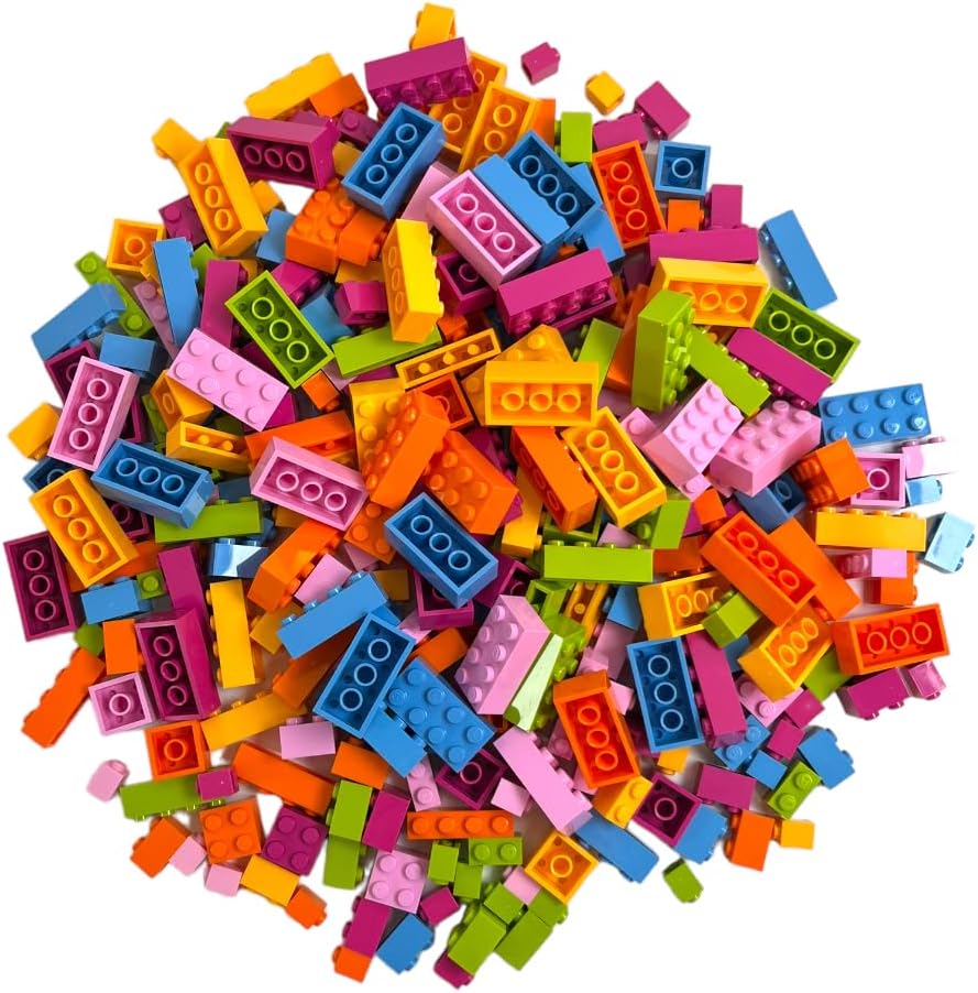 300-Piece Assorted Colors Building Bricks Set - Happy Cube