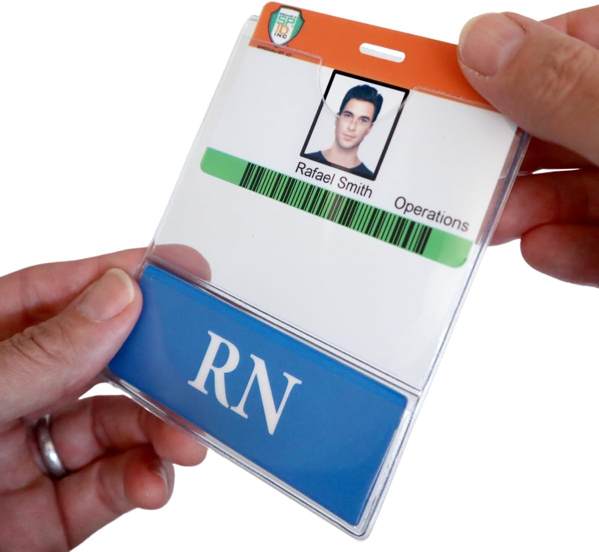 Bulk 20 Pack RN Badge Buddy & Holder Combo for Nurses