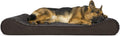 Orthopedic Dog Bed for Large Dogs - Chocolate Jumbo/XL Lounger