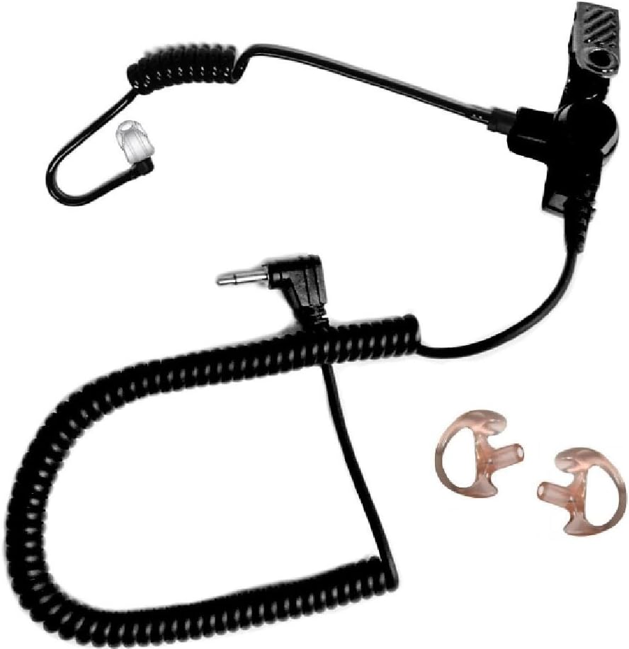 EP1089SC Fox 3.5mm Listen Only Earpiece with Black Tube