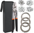 Wire Rope Crimping Tool with Sleeves & Thimbles - Durable Marine-Grade