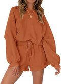 MEROKEETY Women's Oversized Batwing Sleeve Lounge Sets for Comfort