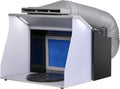 Airbrush Spray Booth for Hobbyists - Portable Booth with Dual Fans