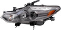 TRQ Driver Side Headlight Assembly Halogen Compatible with 2009-2014