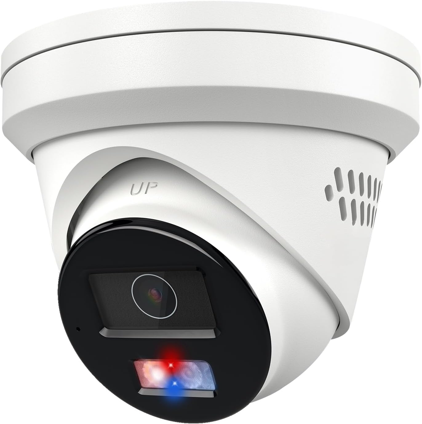 5MP PoE IP Camera with Strobe Light and Two Way Audio Features