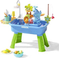 Play Sink with Running Water Toddler Water Table - Motorized Faucet