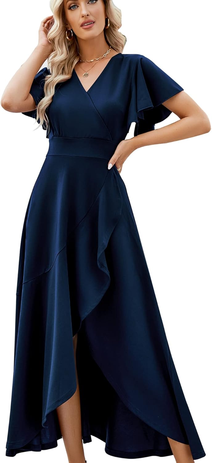 Elegant Long Black Formal Dresses for Women Evening Gowns