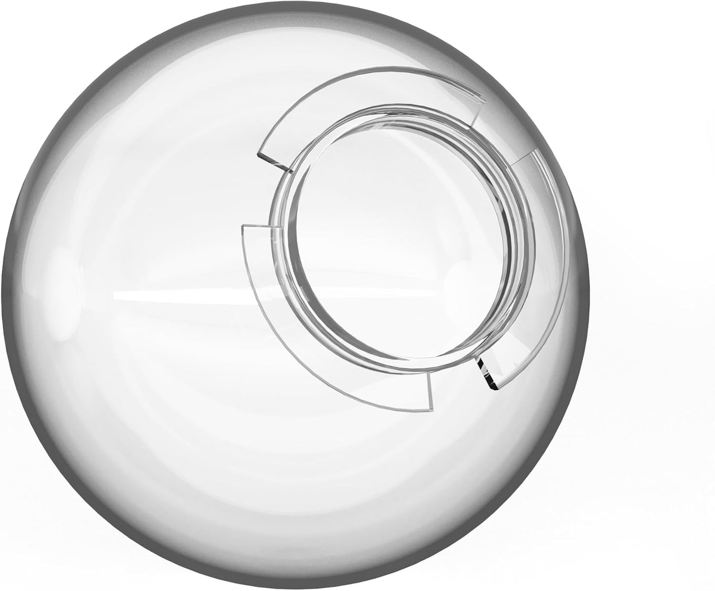 KastLite 10in Clear Acrylic Lamp Post Globe for Unique Fixtures