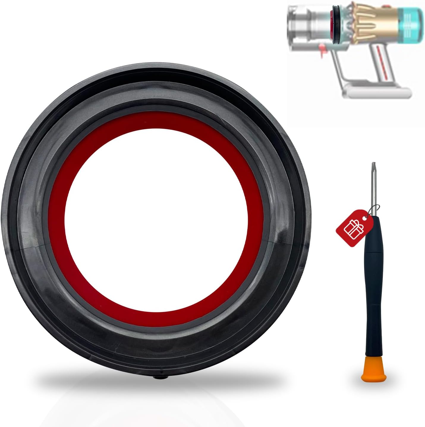 Dyson V12 Dust Bin Sealing Ring - Enhanced Seal